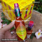 Sauce TABASCO CHILI HABANERO PEPPER serious heat & a little bit of fruity sweet 60ml